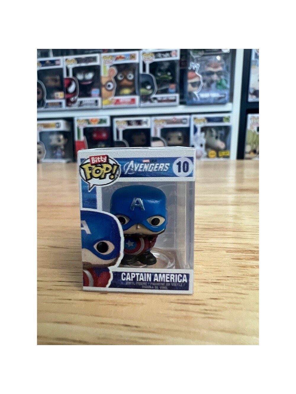 BITTY Captain America Avengers 1-Inch Funko Pop #10 Infinity Saga Marvel MCU